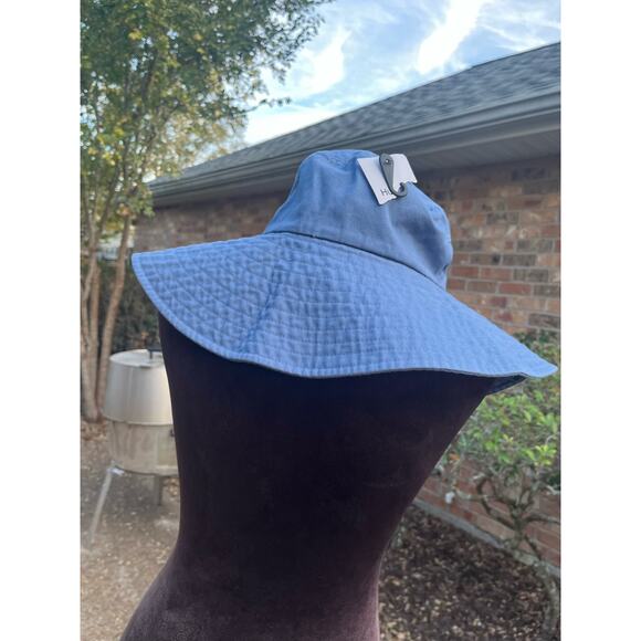 NWT Hurley Cotton Wide-Brim Bucket Sun Hat - Picture 3 of 6